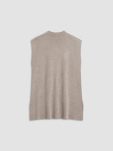 Leisurely Stand Collar Knit Tank Top